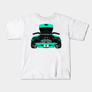 HURACAN TURQUOISE Kids T-Shirt